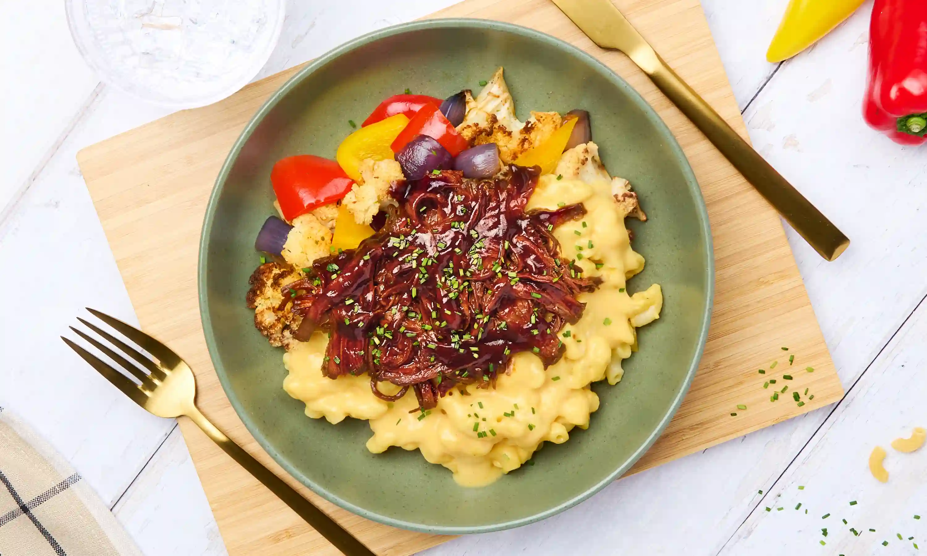 BBQ Beef Mac & Cheese