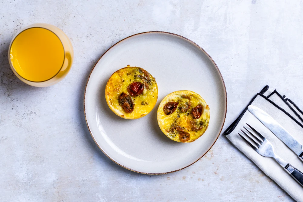 Tomato, Basil & Mozzarella Egg Cup