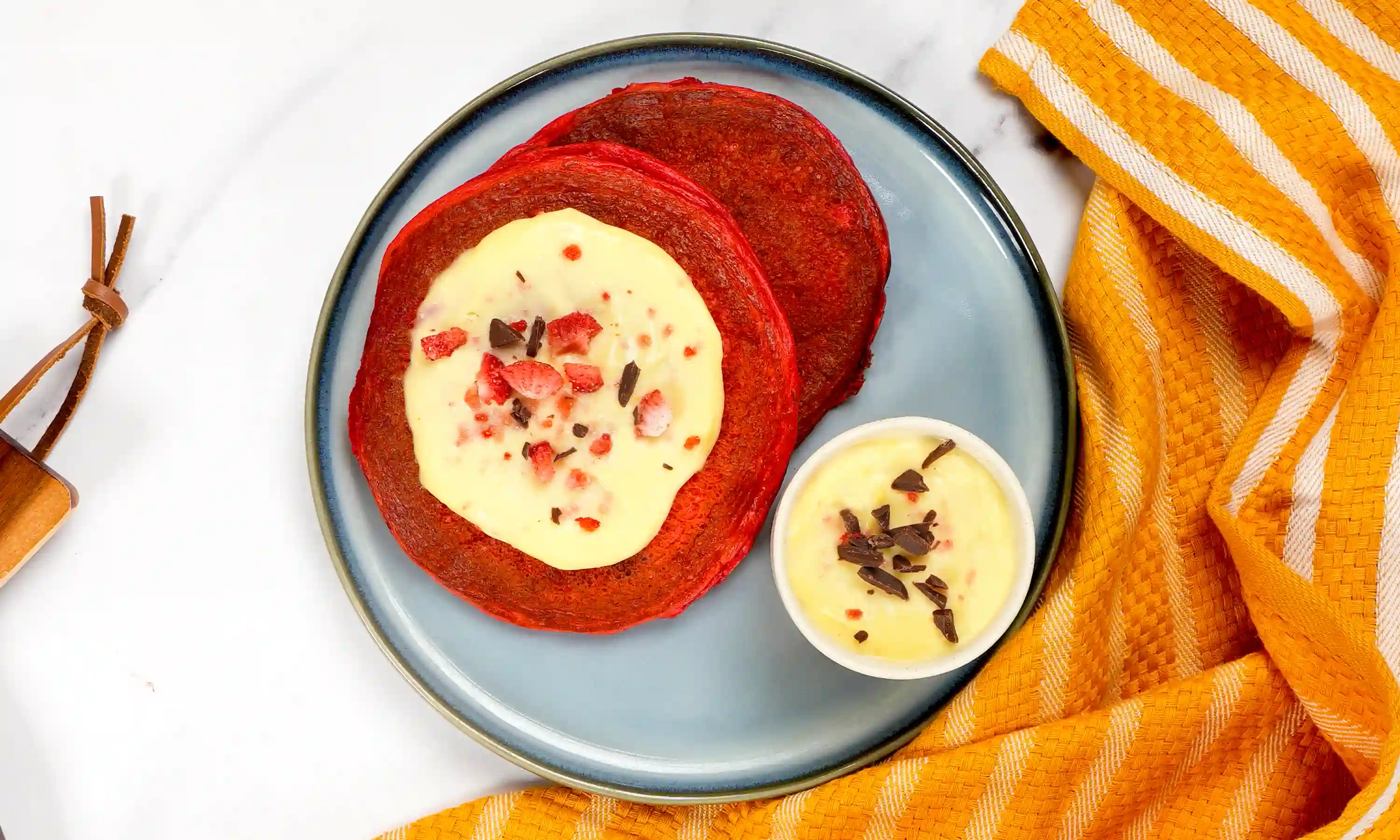 Red Velvet Protein Pancakes