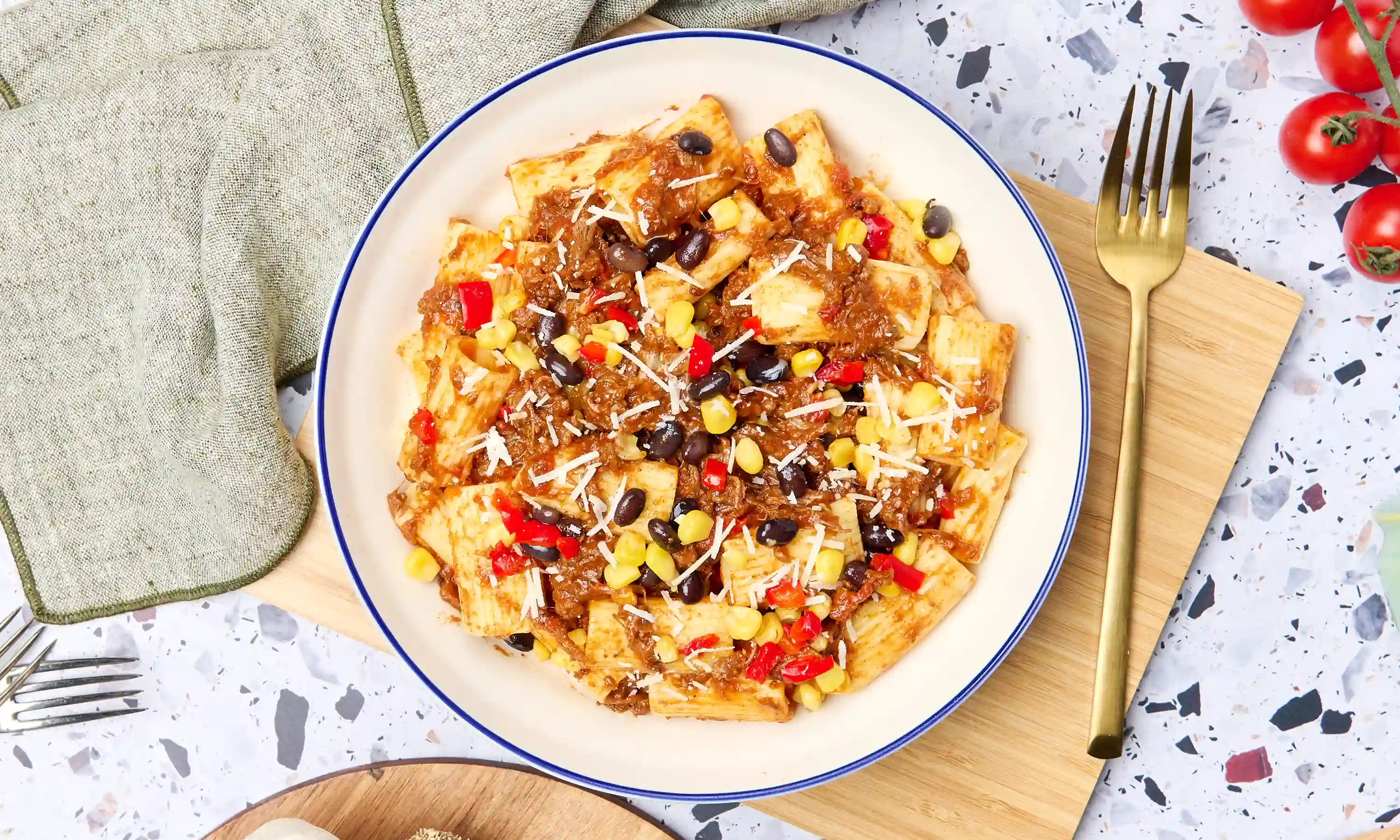 Chipotle Beef Brisket Rigatoni