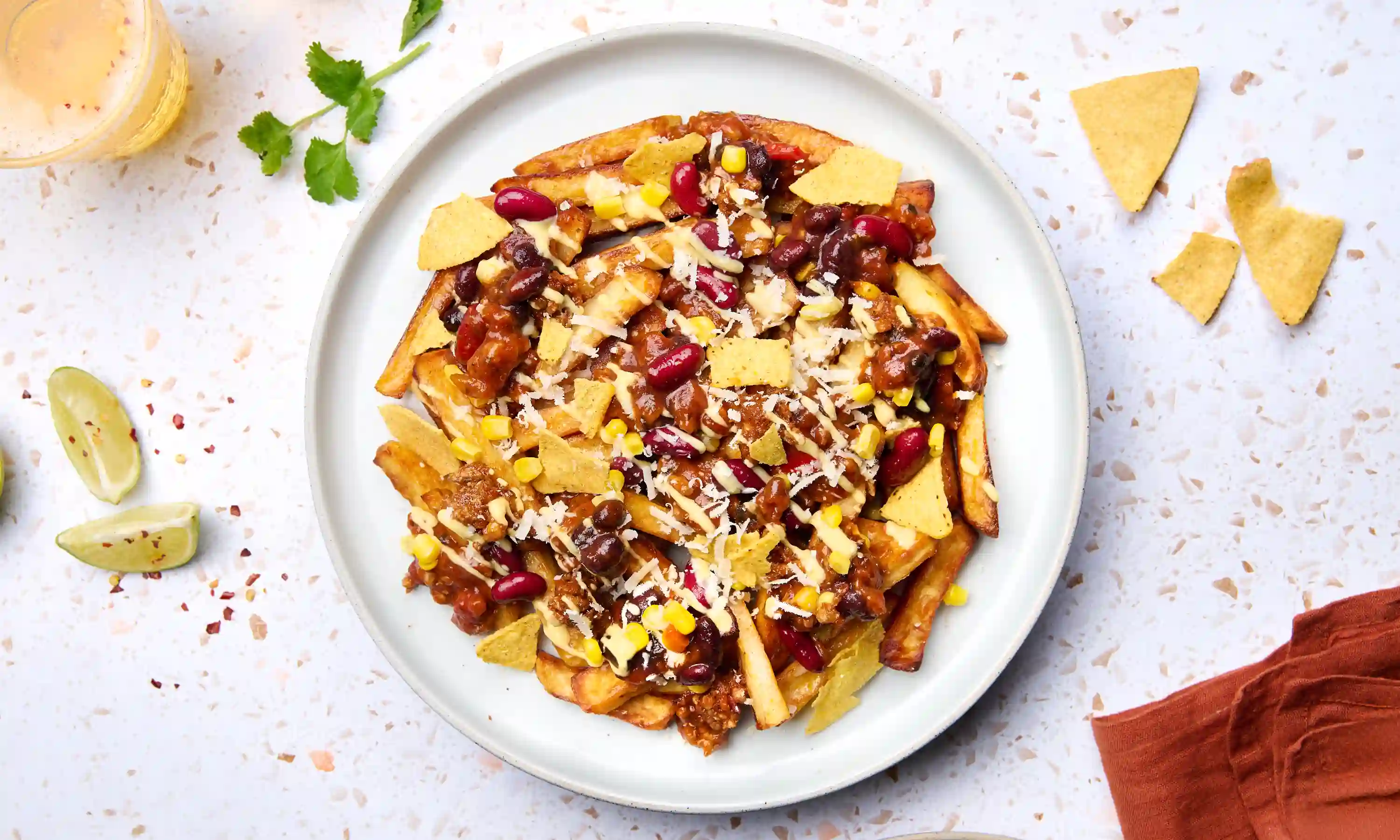 Chicken Loaded Nacho Fries