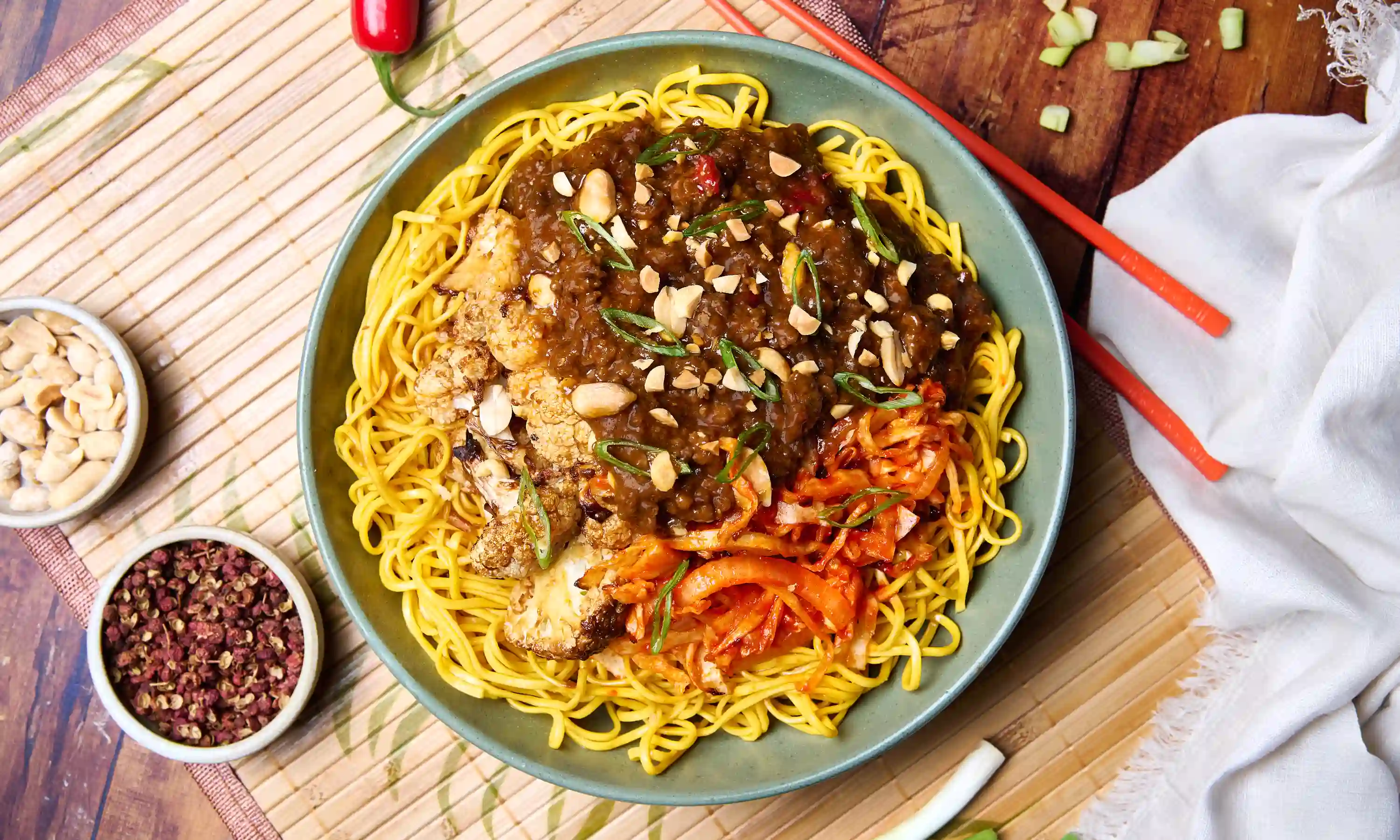 Dan Dan Beef Noodles